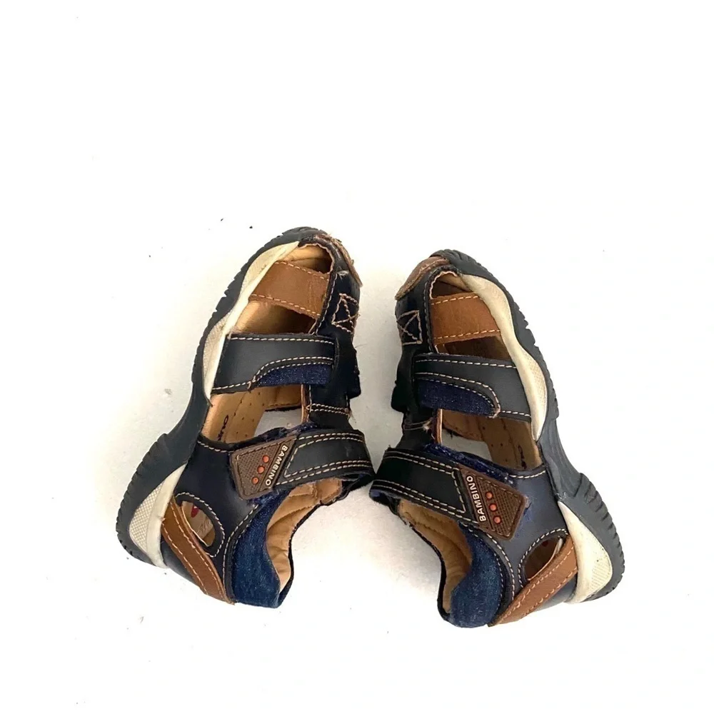 BAMBINO blu closed toe toddler sandal